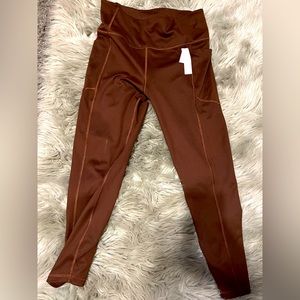 Brand new chocolate brown VS spandex leggings
